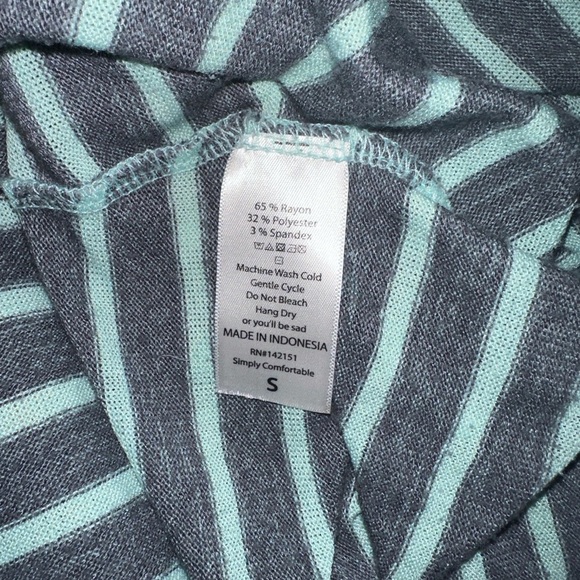 LuLaRoe Striped Long Cardigan - Picture 5 of 5